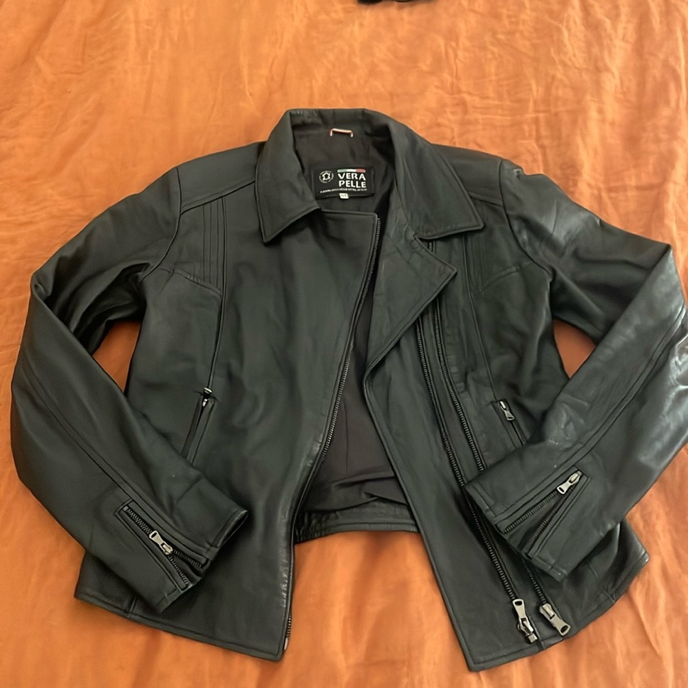Italian Leather Jacket - Moto